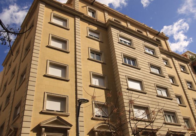 Rehabilitacion fachada Calvet